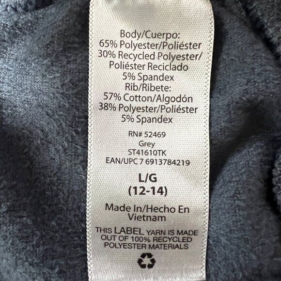 Women's Vintage Y2K Gray Casual Comfy Velour Two Piece Coord Pajama Set / M/L - Picture 8 of 8